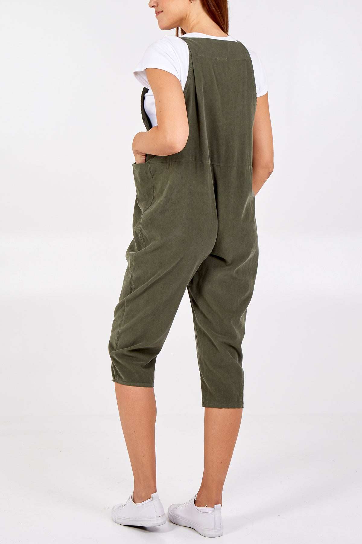 Baby Corduroy Two Pocket Dungaree For Women  - Dropwear