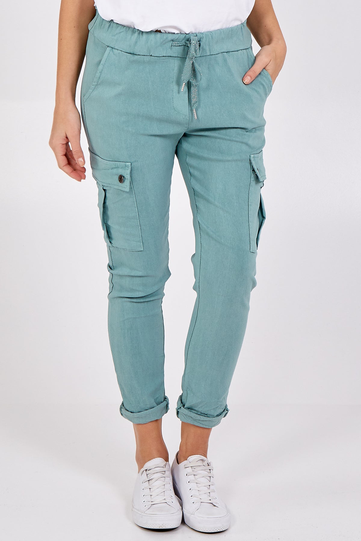 Magic Super Stretch Cargo Trousers For Women  - Dropwear