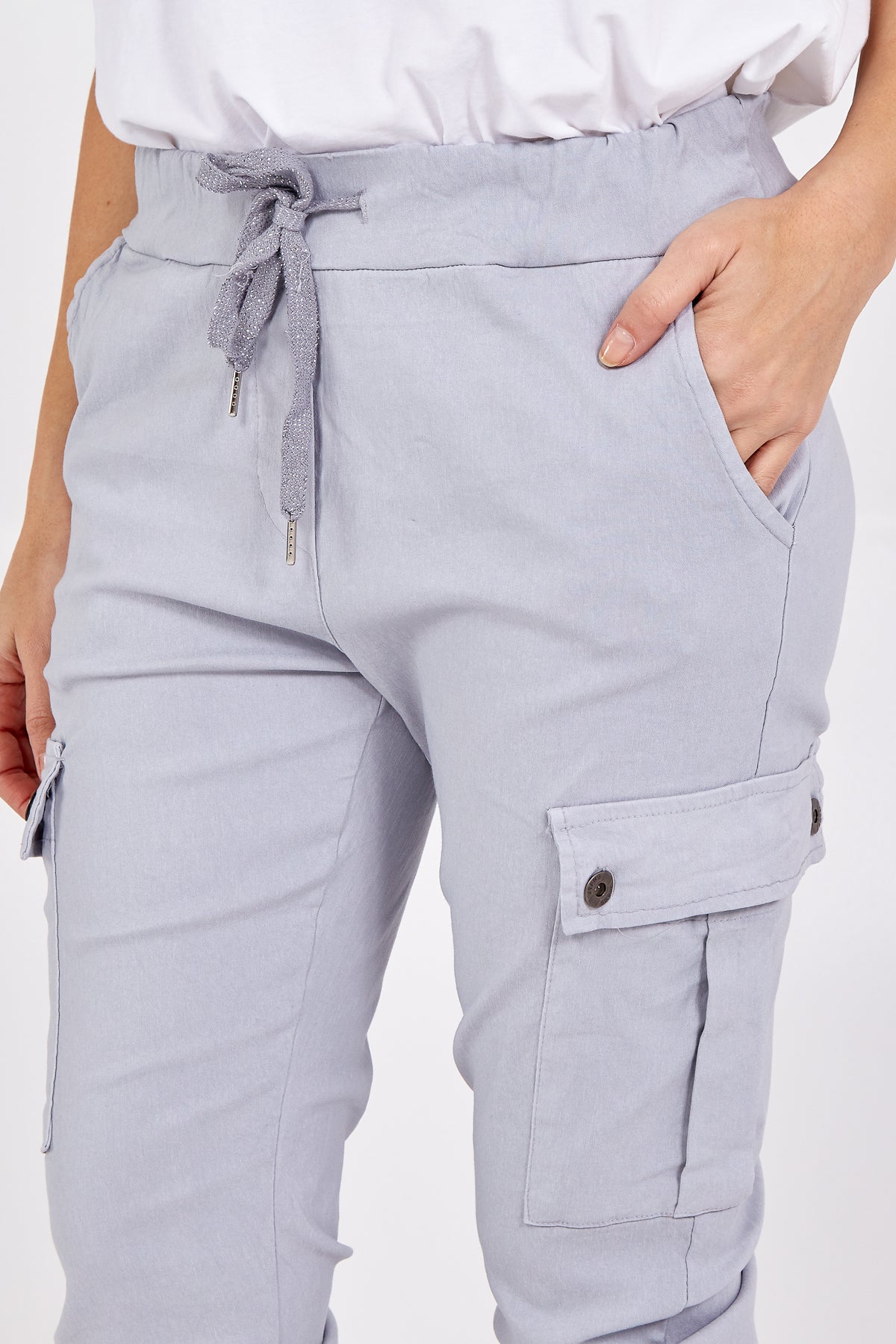 Jade Magic Super Stretch Cargo Trousers For Women ONE SIZE - Dropwear