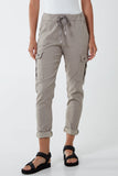 Black Magic Super Stretch Cargo Trousers For Women ONE SIZE - Dropwear