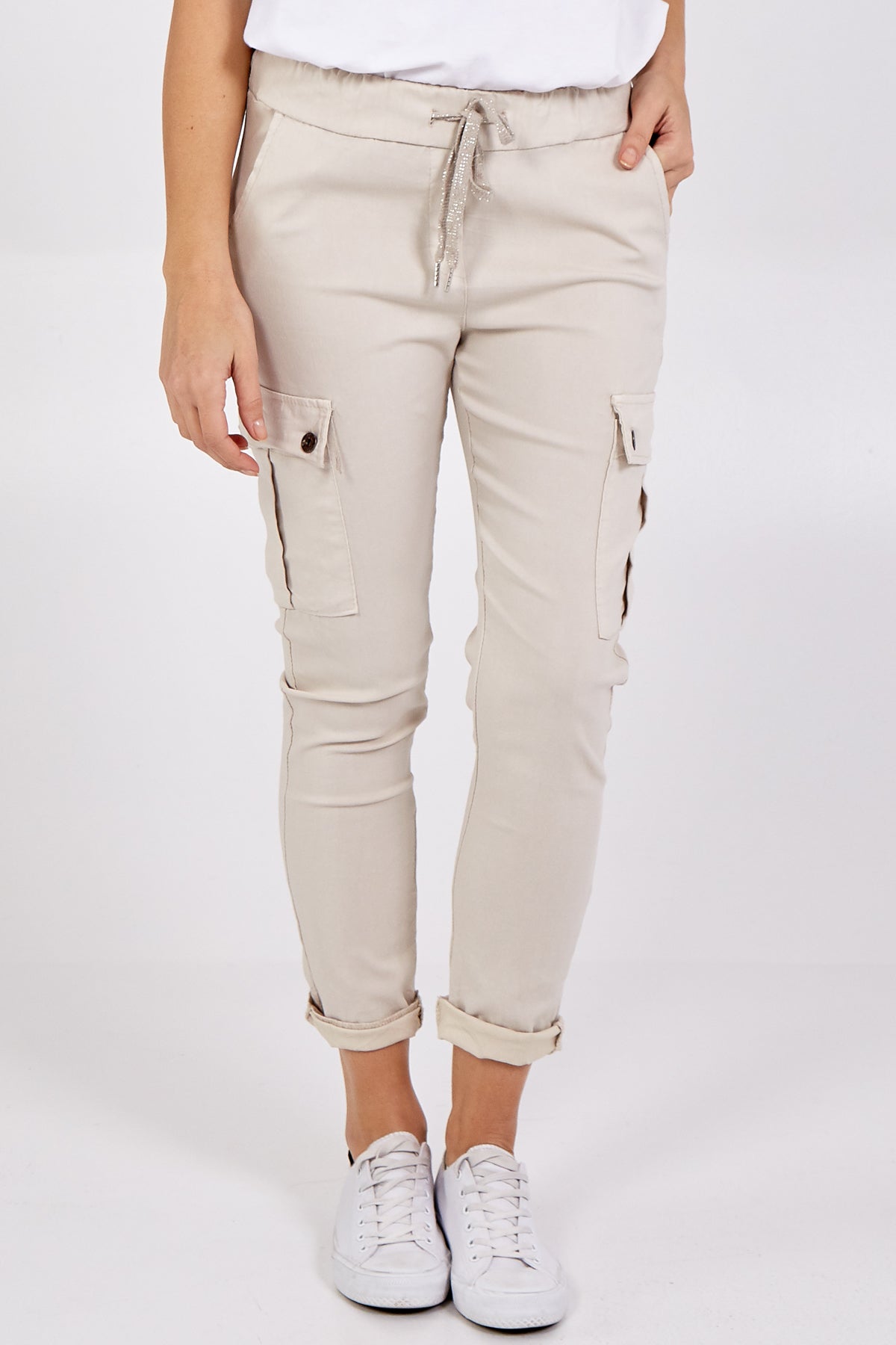 Magic Super Stretch Cargo Trousers For Women  - Dropwear