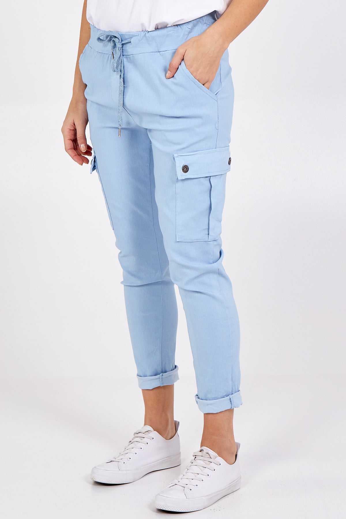 Magic Super Stretch Cargo Trousers For Women  - Dropwear
