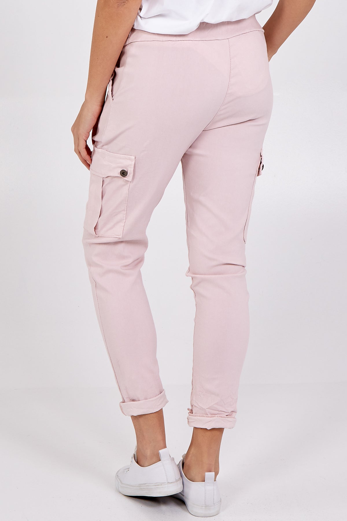 Charcoal Magic Super Stretch Cargo Trousers For Women ONE SIZE - Dropwear