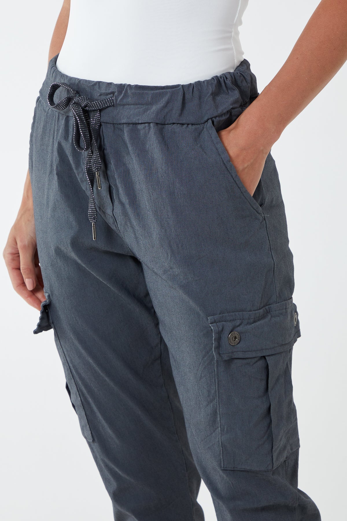Magic Super Stretch Cargo Trousers For Women  - Dropwear