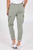 Fuchsia Magic Super Stretch Cargo Trousers For Women ONE SIZE - Dropwear