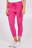 Apple Green Magic Super Stretch Cargo Trousers For Women ONE SIZE - Dropwear