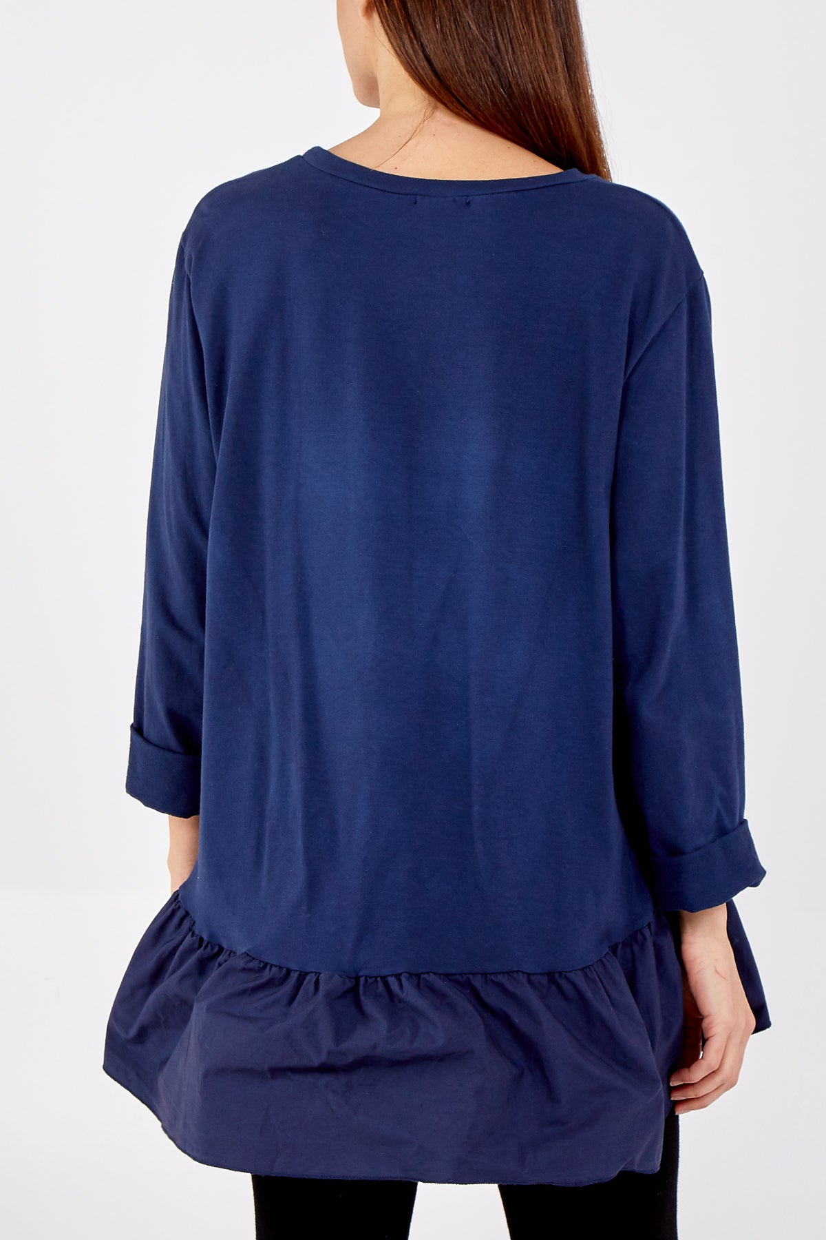Gold Star Heart Top With Frill Trim For Women  - Dropwear