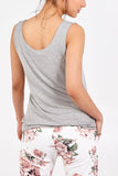 Mint Double Layer Scoop Neck Plain Vest For Women ONE SIZE - Dropwear