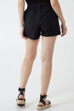 Sage Paper Bag Waist Belted Shorts For Women MEDIUM - Dropwear