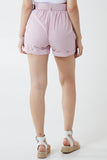 Sage Wide Belted Shorts For Women 8 - Dropwear