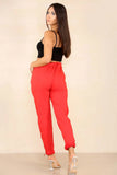 Navy Blue Italian Glitter Drawstring Waistband Magic Pants For Women 8 - Dropwear