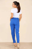 Red Italian Glitter Drawstring Waistband Magic Pants For Women 8 - Dropwear