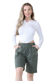 Black Cherry Berry Short Pants For Women 16 - Dropwear