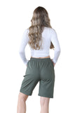 Coral Cherry Berry Short Pants For Women 12 - Dropwear