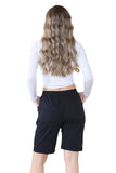 Dusky Pink Cherry Berry Short Pants For Women 18 - Dropwear