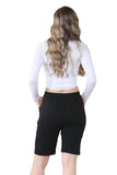 Grey Cherry Berry Short Pants For Women 14 - Dropwear
