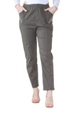 Khaki Full Length Cherry Berry Long Pants Women Trousers For Women 18 - Dropwear