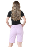Jade Green Cherry Berry Short Pants For Women 10 - Dropwear