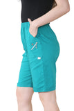 Jade Green Cherry Berry Short Pants For Women 16 - Dropwear