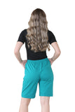 Jade Green Cherry Berry Short Pants For Women 18 - Dropwear