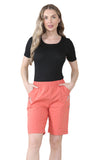 Black Cherry Berry Short Pants For Women 12 - Dropwear