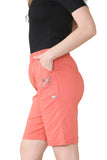 Khaki Cherry Berry Short Pants For Women 16 - Dropwear