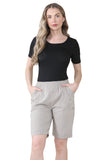 Mocha Cherry Berry Short Pants For Women 16 - Dropwear