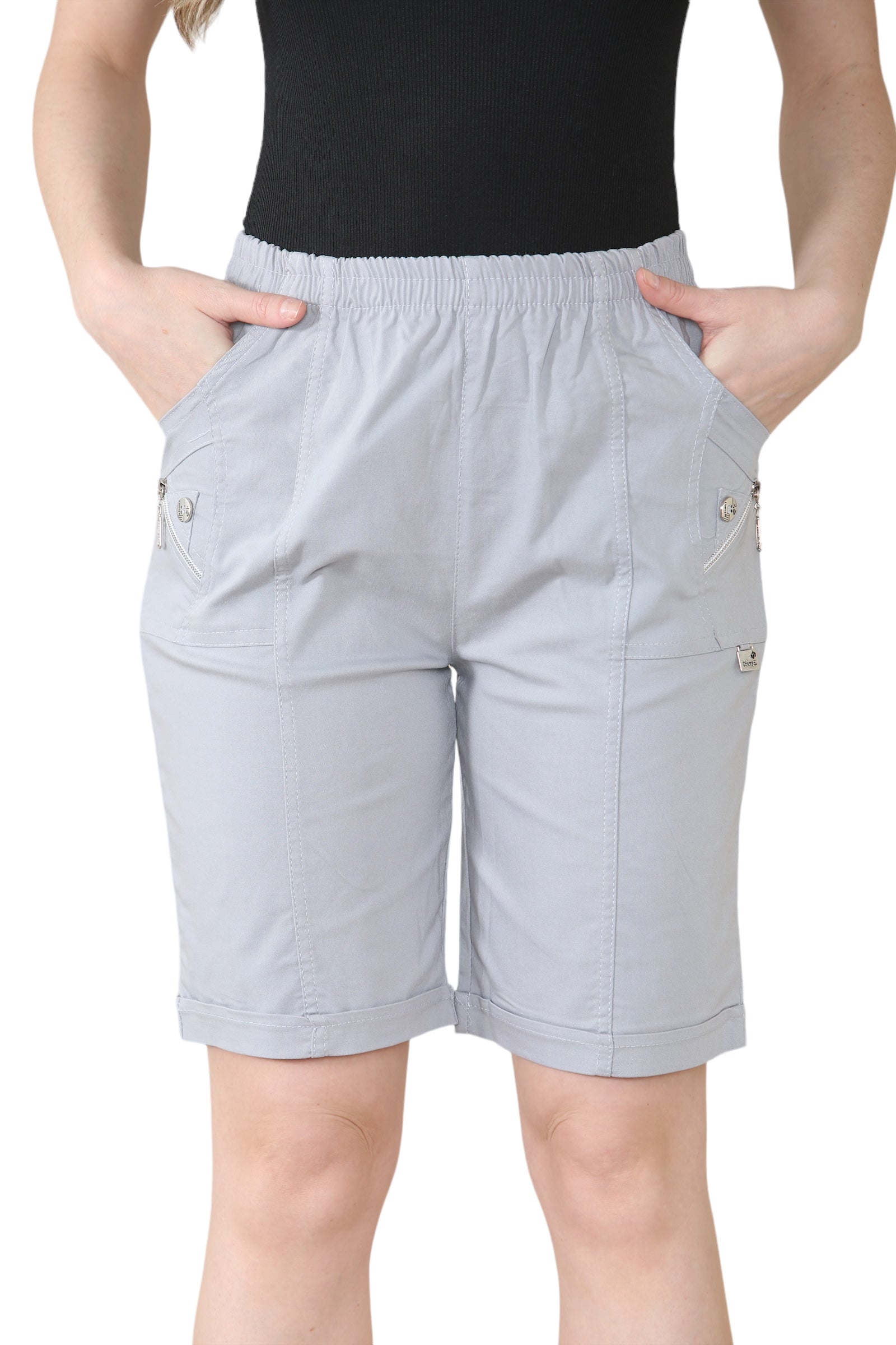 Navy Cherry Berry Short Pants For Women 10 - Dropwear