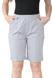 Navy Cherry Berry Short Pants For Women 10 - Dropwear
