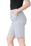 Navy Cherry Berry Short Pants For Women 12 - Dropwear