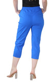 Khaki Cherry Berry Capri Trousers For Women 20 - Dropwear
