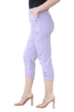 Mustard Cherry Berry Capri Trousers For Women 16 - Dropwear