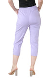 Mustard Cherry Berry Capri Trousers For Women 18 - Dropwear
