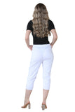 Navy Cherry Berry Capri Trousers For Women 18 - Dropwear