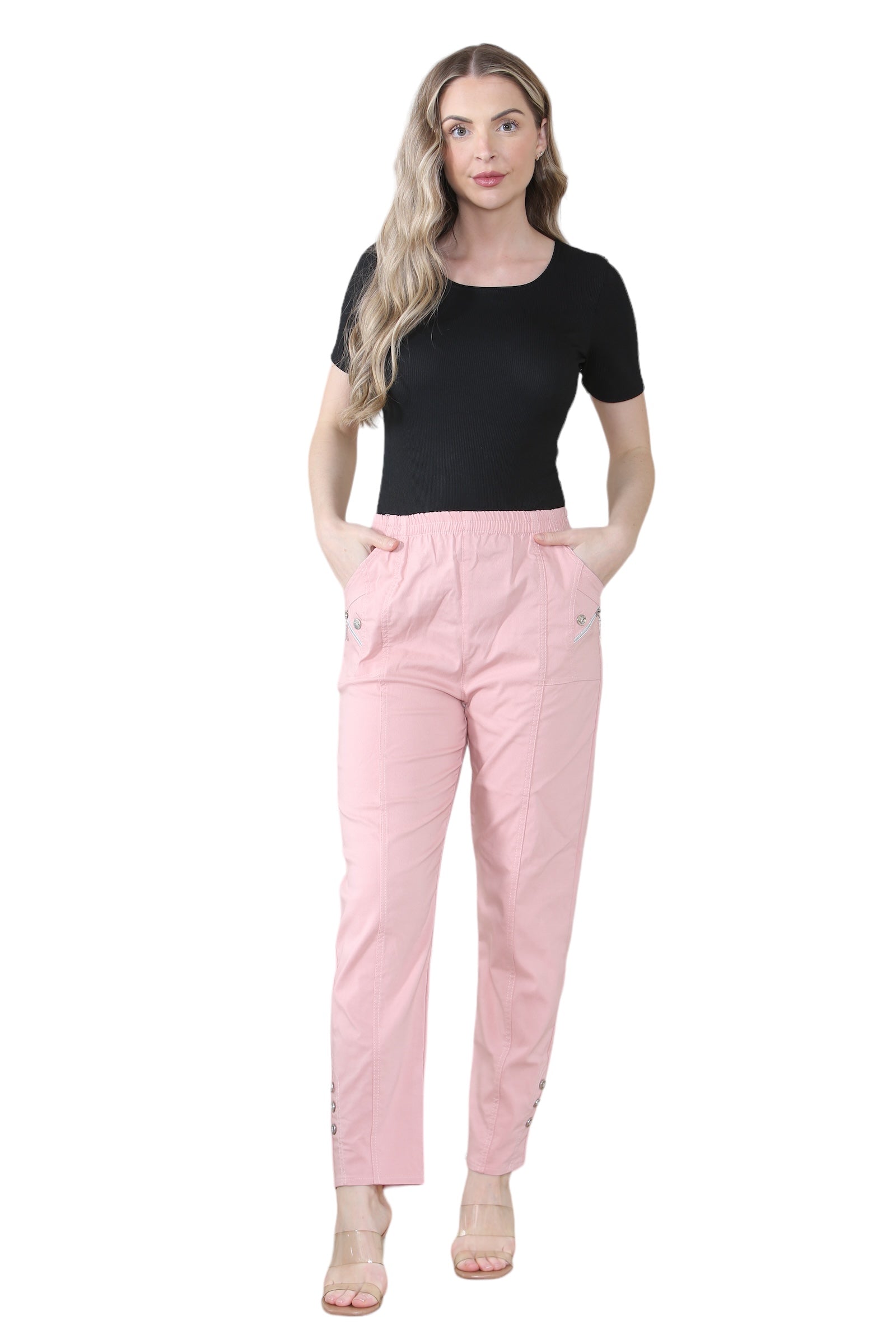 Indigo Full Length Cherry Berry Long Pants Women Trousers For Women 16 - Dropwear