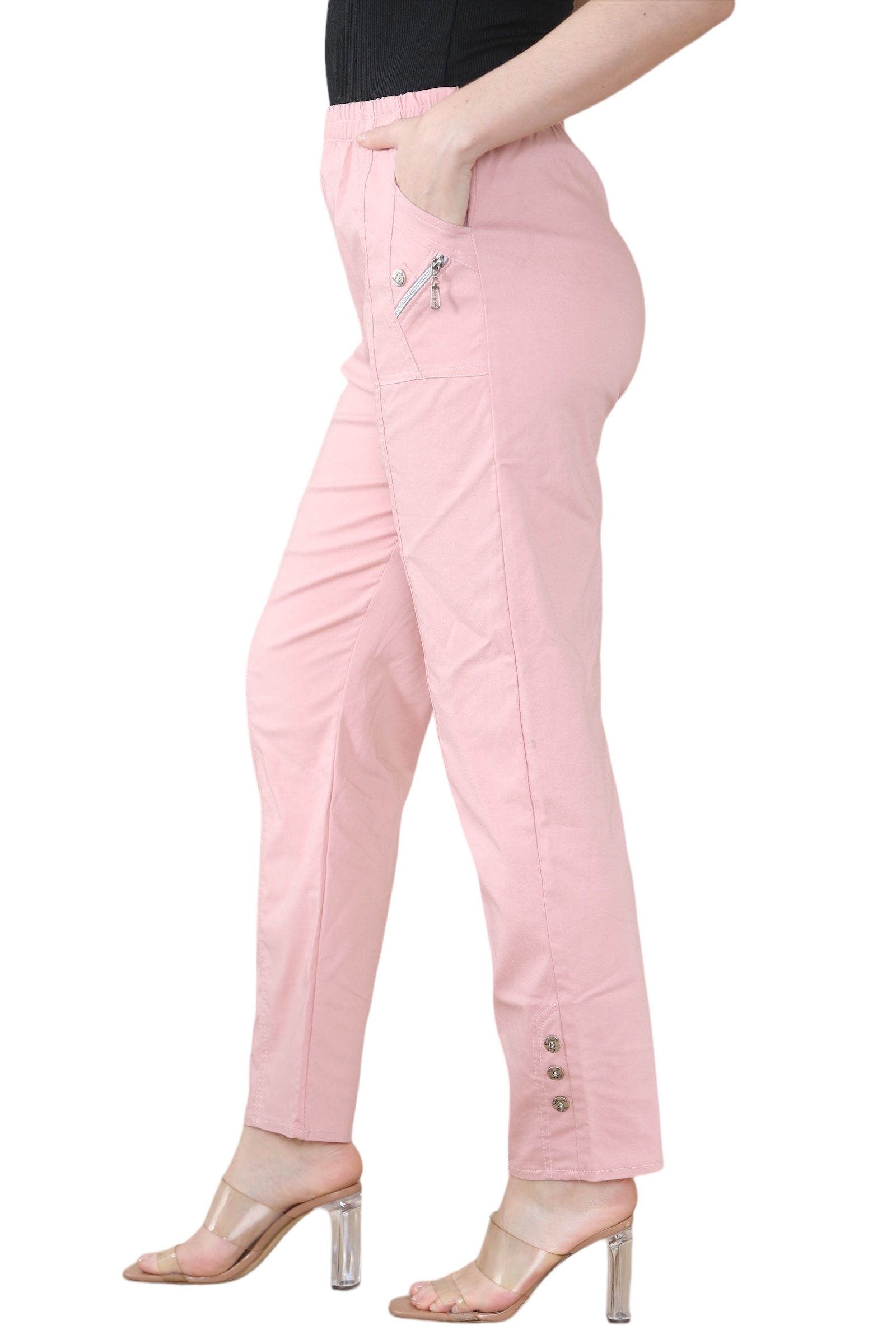 Indigo Full Length Cherry Berry Long Pants Women Trousers For Women 20 - Dropwear
