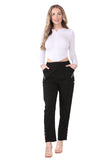Navy Full Length Cherry Berry Long Pants Women Trousers For Women 14 - Dropwear