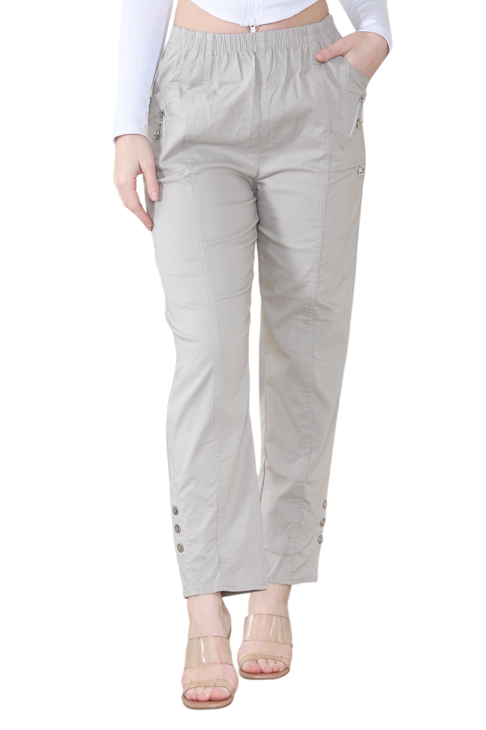 Navy Full Length Cherry Berry Long Pants Women Trousers For Women 16 - Dropwear