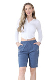 Denim Cherry Berry Short Pants For Women 18 - Dropwear