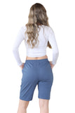 Dusky Pink Cherry Berry Short Pants For Women 12 - Dropwear