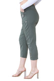 Denim Cherry Berry Capri Trousers For Women 18 - Dropwear