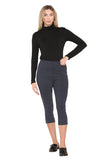 Polka Dot Three Quarter Bengaline Trouser For Women 10 - Dropwear
