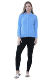 Women's Knitted Winter Cardigan Long Sleeve Warmth with Crew Neck & Ribbed Knit For Women  - Dropwear