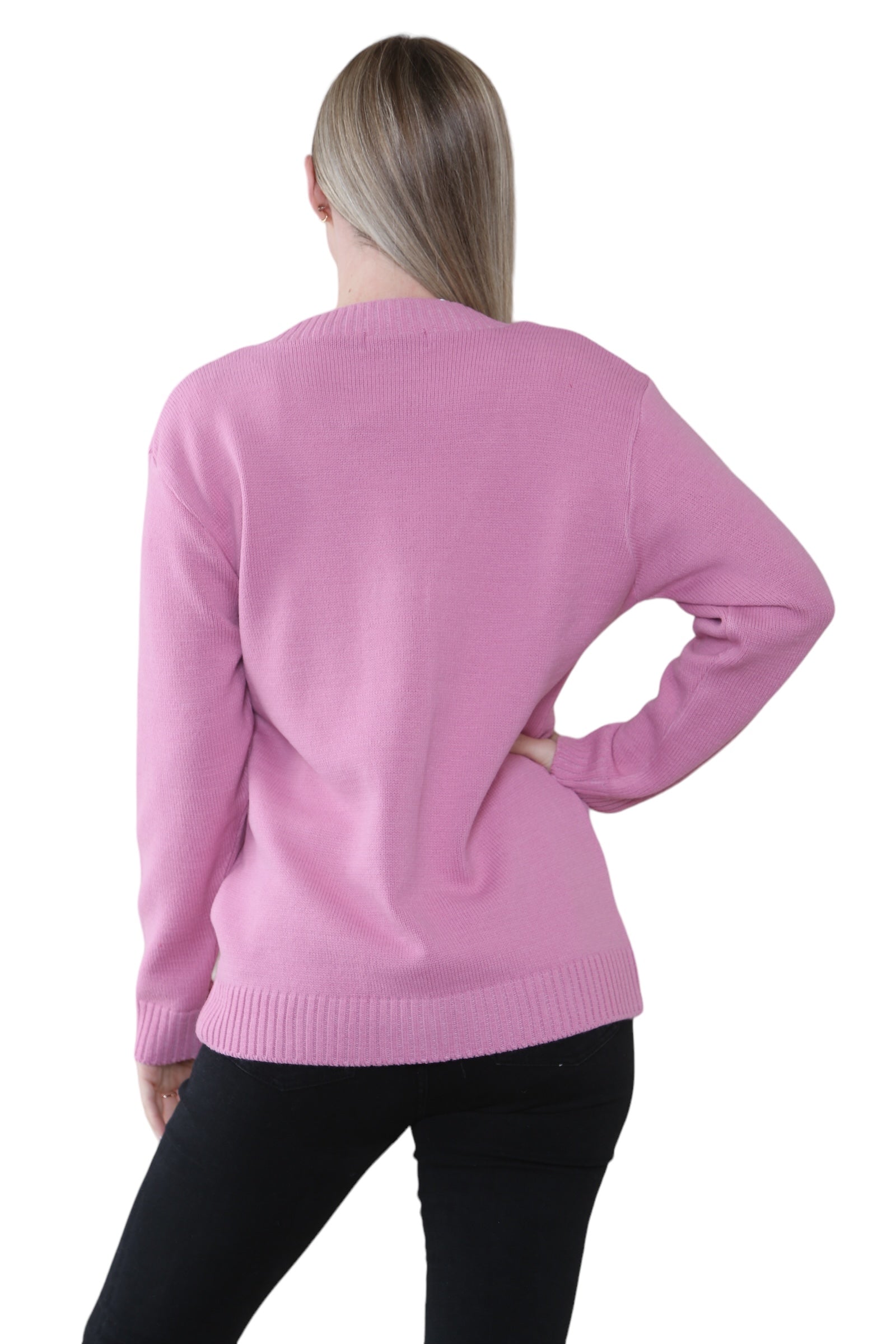 Women Knitted Plain Cardigan For Women  - Dropwear
