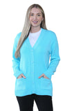 Women Knitted Plain Cardigan For Women  - Dropwear
