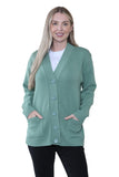 Women Knitted Plain Cardigan For Women  - Dropwear