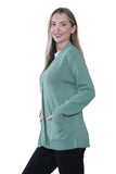 Women Knitted Plain Cardigan For Women  - Dropwear