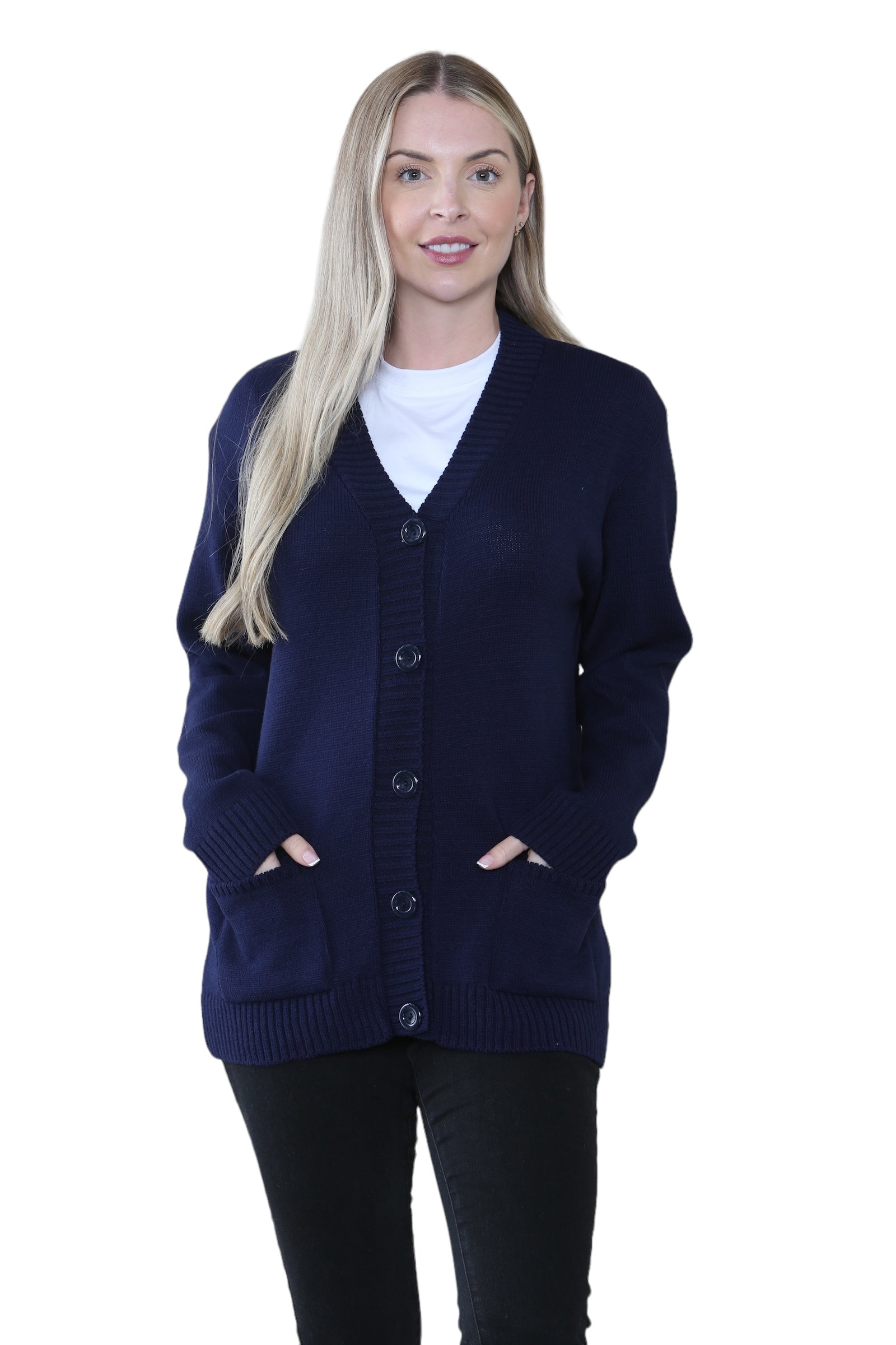 Women Knitted Plain Cardigan For Women  - Dropwear