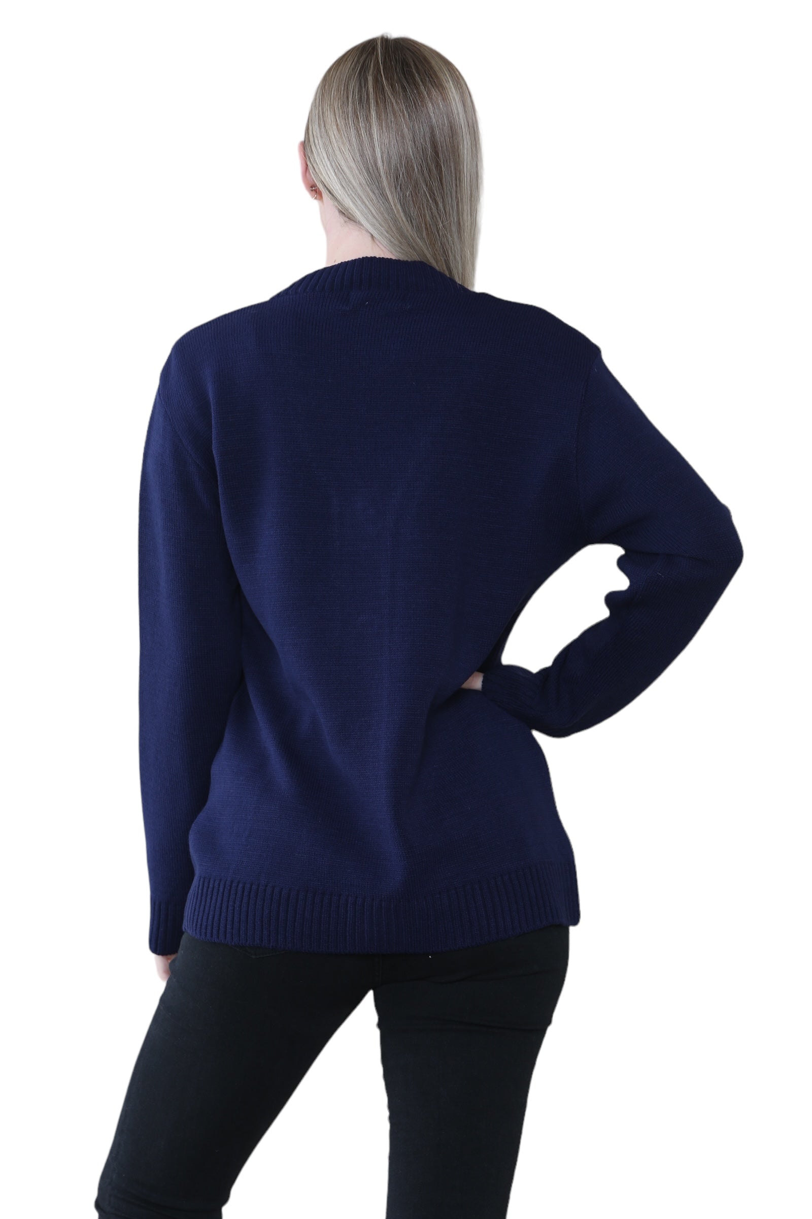 Women Knitted Plain Cardigan For Women  - Dropwear