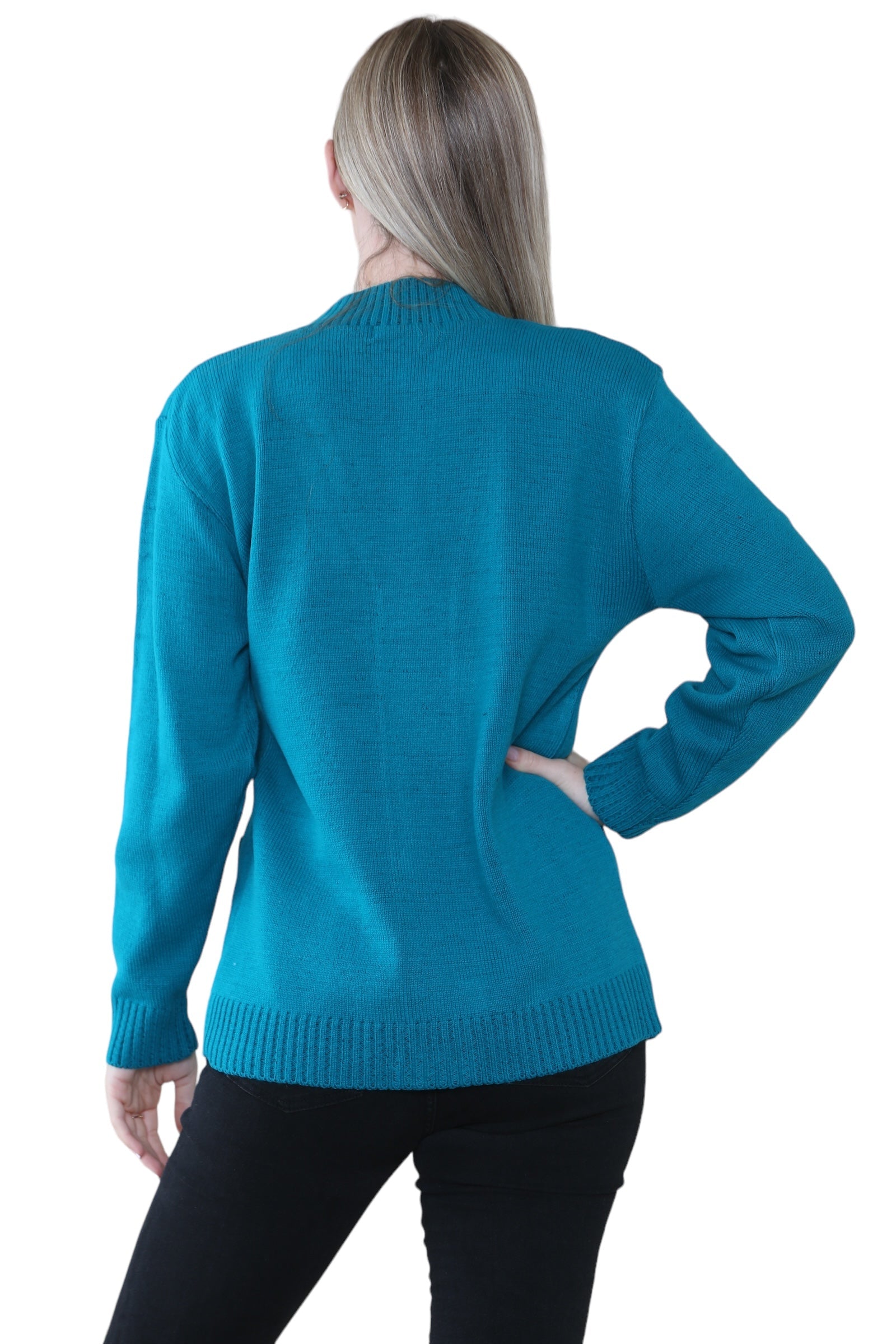 Women Knitted Plain Cardigan For Women  - Dropwear